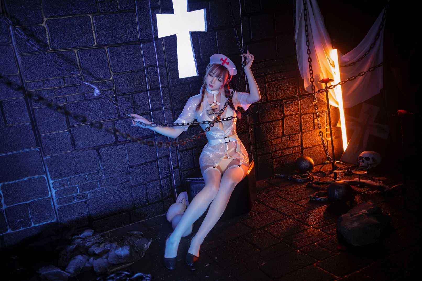 微博网红福利coser – 叉子宝宝 合集【736M】-魔性次元